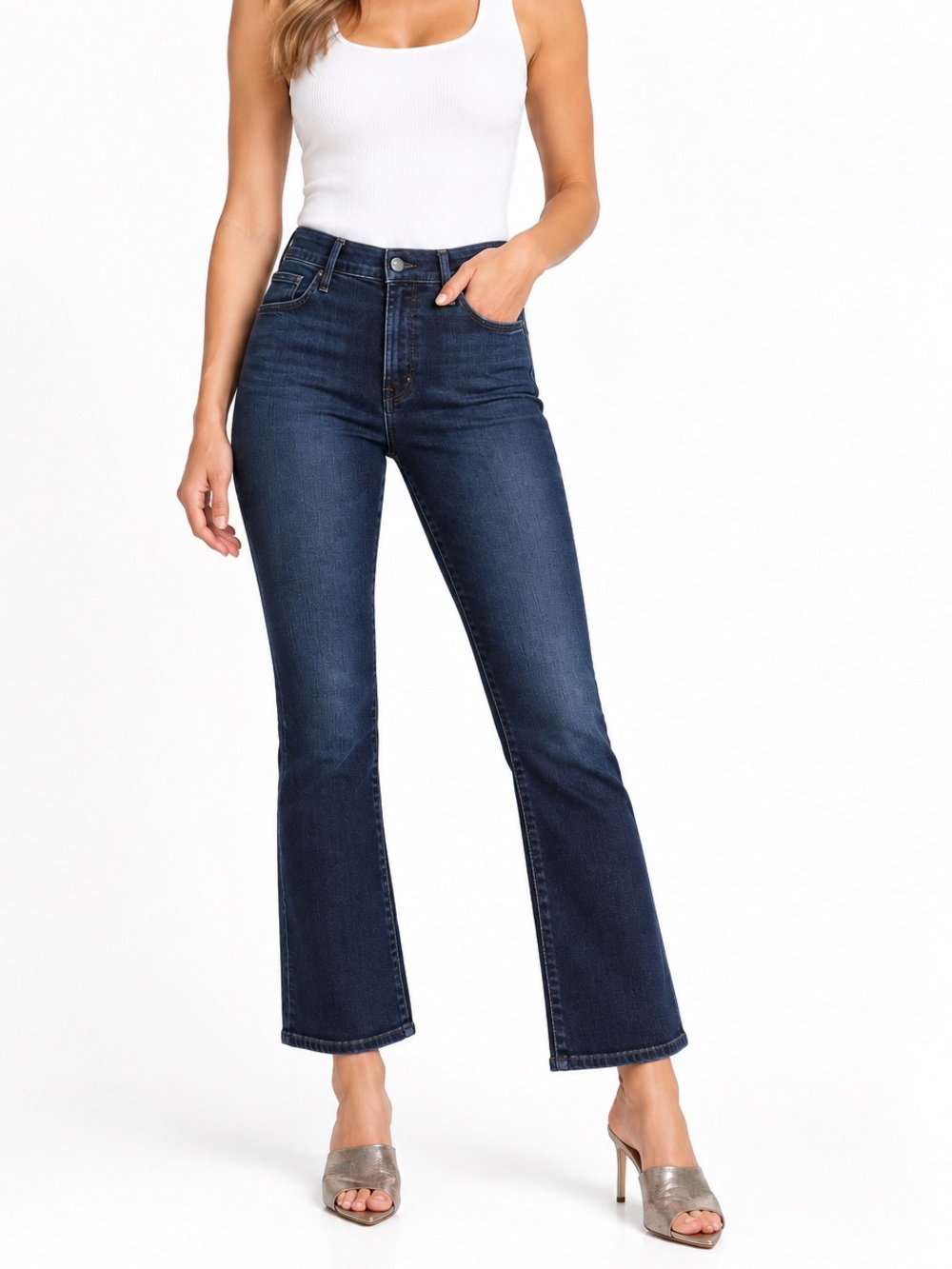MOTHER-The Hustler Ankle jeans in Chip On My Shoulder, size 27